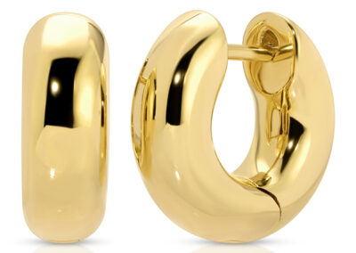Chunky Gold Huggies Are the Earrings (and Status Symbol) of Summer