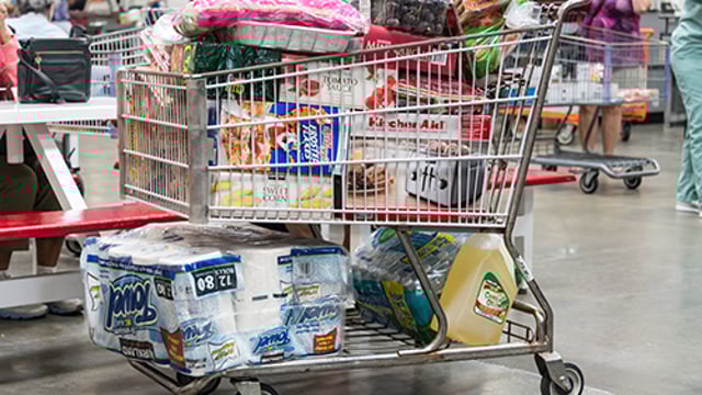 Consumers Ease Up on Stocking Up