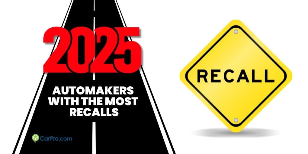 Automakers With The Most Recalls For 2025