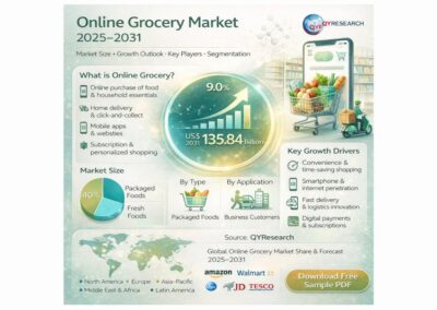 Online Grocery Market to Reach US$ 135.84 Billion by 2031,