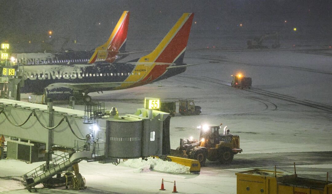 Flight cancellations top 11,000 amid winter storm, the most in a single day since COVID pandemic – CBS News