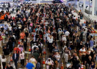 Pricy airfare, airport chaos test travelers