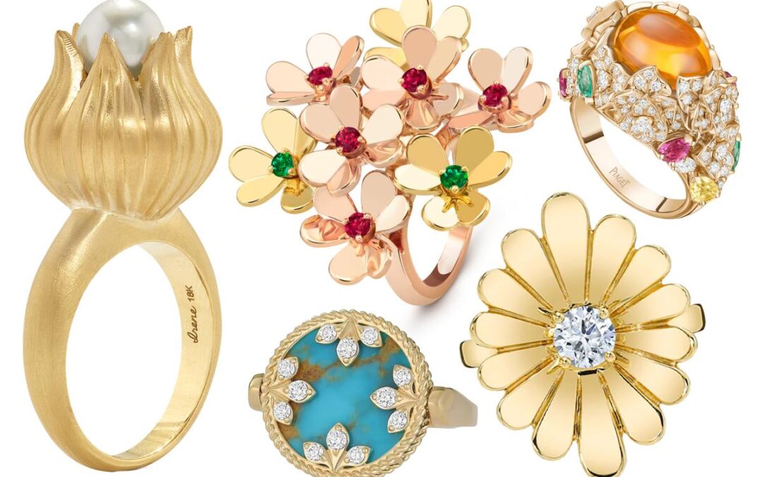 Flower rings: Spring’s petal-perfect jewelry trend