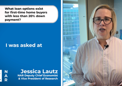 Ask the Economist: What Loan Options Exist for First-Time Home Buyers With Less Than 20% Down Payment?