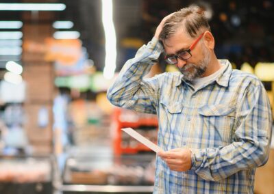 Men spend 5% more on groceries, study finds