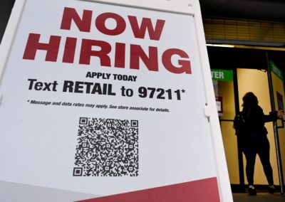 Jobs report: Retailers hire big, defying consumer warning signs