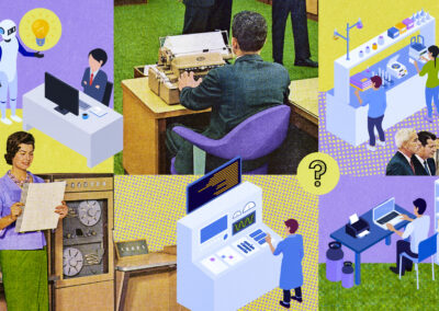 Technology usually creates jobs for young, skilled workers. Will AI do the same? | MIT News | Massachusetts Institute of Technology