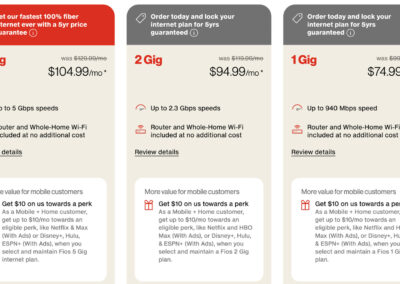 Verizon Fios Boosts Its Fastest Plan To 5Gbps