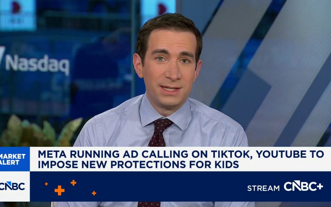 Meta running ad calling on TikTok, YouTube to impose new protections for kids