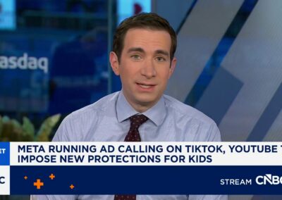 Meta running ad calling on TikTok, YouTube to impose new protections for kids