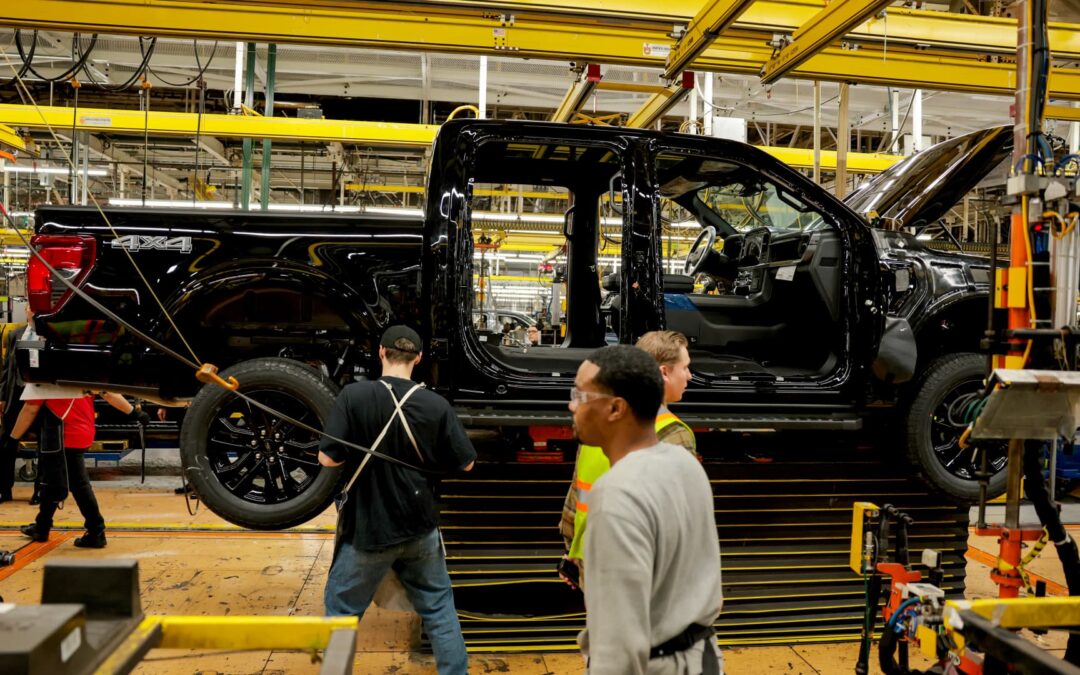 Ford sales fall 10.3% in August as it ramps up F-Series production
