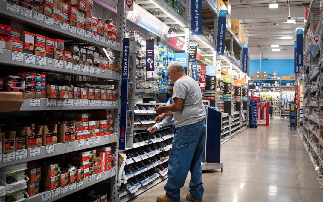 Retail declines at home improvement stores