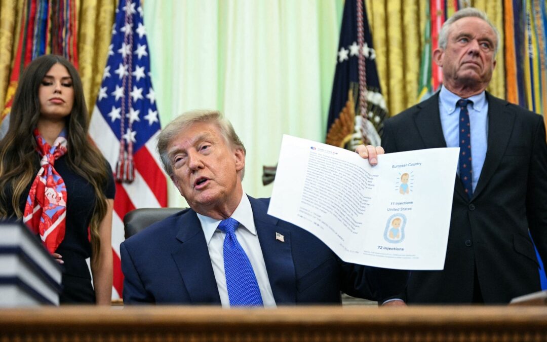 Doctors push back on Trump executive order to change childhood vaccine schedule – ABC News